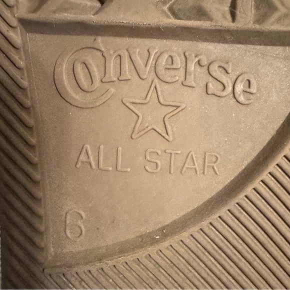 Black Comme des Garcons Play Converse Black Off White Sneakers Men’s 6 Women’s 8 - Picture 11 of 11